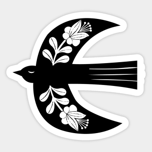 New Folk Bird Sticker